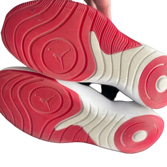 Men's JORDAN AIR DNA LX AO2649-023 Black Mesh and Red Basketball Sneakers EUC - Picture 9 of 10